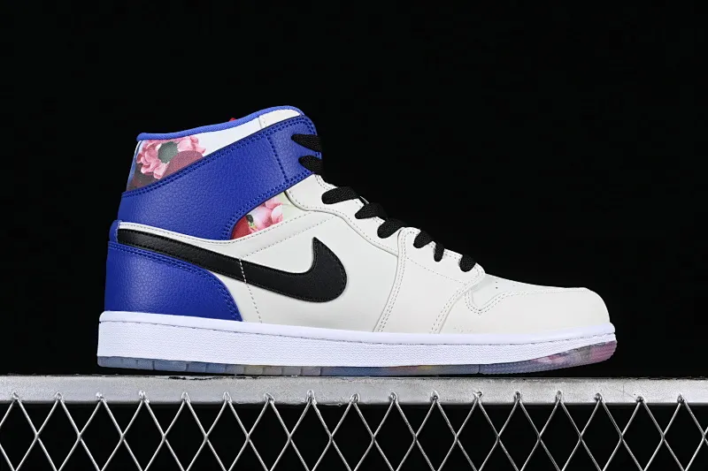 All Categories Air Jordan Jordan Series Basketball Shoes Air Jordan 1 Mid Nk Air Jordan 1 Mid "Flower Garden" AJ1 Qiao 1 Valentine's Day Special Flower Language Love Chinese Casual Sneakers FD4330-101